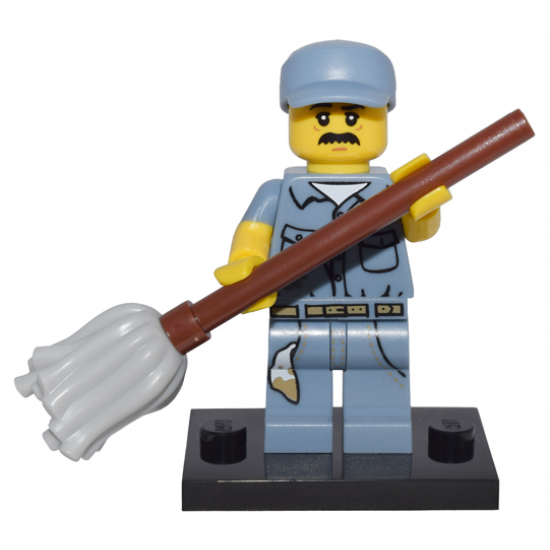 LEGO MINIFIG serie 15 JANITOR 2016